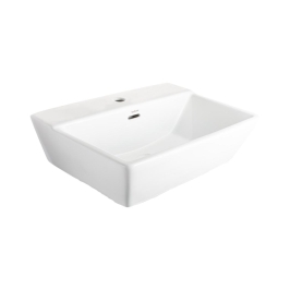 Hindware Wall Mounted Rectangle Shaped White Basin Area CUBE 10115