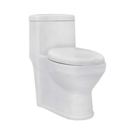 Parryware Floor Mounted White 1 Piece WC Cute CUTE C8851 with S-Trap