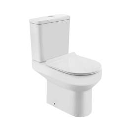 Jaquar Floor Mounted White 2 Piece WC Disabled DIS-WHT-93753P180UF with P-Trap