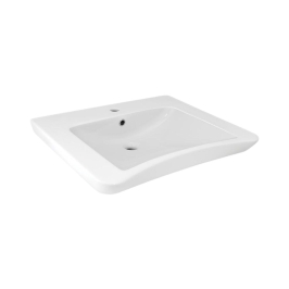 Jaquar Wall Mounted Rectangle Shaped White Basin Area Disabled DIS WHT 93801