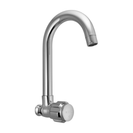 Essco Wall Mounted Regular Kitchen Sink Tap Delux DLX-522S with Swinging Spout in Chrome Finish