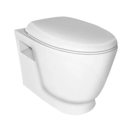 Hindware Wall Mounted White Closet WC Dome DOME 92517 with P-Trap