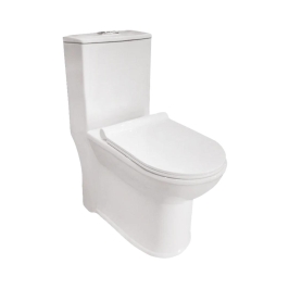 Hindware Floor Mounted White 1 Piece WC Dove DOVE 92582 with S-Trap