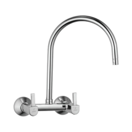 Jaquar Wall Mounted Regular Kitchen Sink Mixer D'arc DRC-37309 with Swinging Spout in Chrome Finish