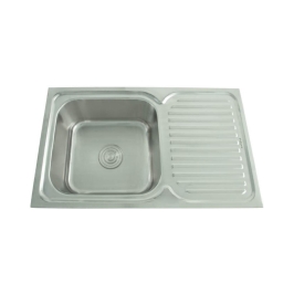 Futura Stainless Steel Sink Dura Series DURA SINGLE BOWL WITH DRAIN BOARD 32 X 19 ( 32 x 19 inches ) - Satin