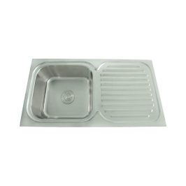 Futura Stainless Steel Sink Dura Series DURA SINGLE BOWL WITH DRAIN BOARD 36 X 20 ( 36 x 20 inches ) - Satin