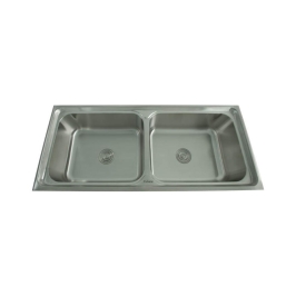 Futura Stainless Steel Sink Dura Series DURA DOUBLE BOWL 45 X 20 ( 45 x 20 inches ) - Satin