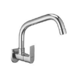 Cavier Wall Mounted Regular Kitchen Sink Tap Dzire DZ-27-139 with Swinging Spout in Chrome Finish