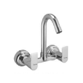 Cavier Wall Mounted Regular Kitchen Sink Mixer Dzire DZ-27-147 with Swinging Spout in Chrome Finish