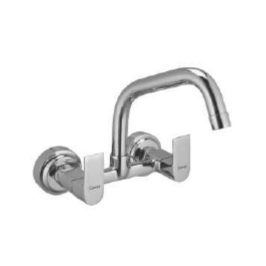 Cavier Wall Mounted Regular Kitchen Sink Mixer Dzire DZ-27-151 with Swinging Spout in Chrome Finish