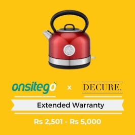 OnsiteGo Extended Warranty For Electric Kettle (Rs 2501-5000)