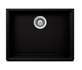 Nirali Quartz Sink Quartz Premium Range ELEX ( 23.5 x 18 inches )  -  Onyx