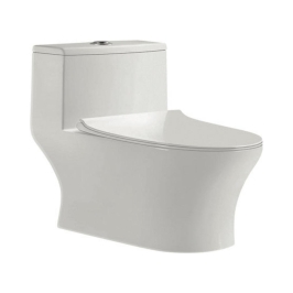Hindware Floor Mounted White 1 Piece WC Essence Neo ESSENCE NEO 92597 with S-Trap