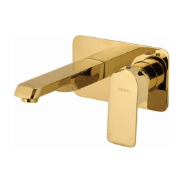 Cera Wall Mounted Basin Mixer Chelsea F1016473FG - French Gold