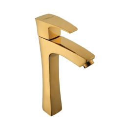 Hindware Table Mounted Tall Boy Basin Tap Edge F520002PGD - Gold