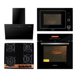 Faber Chimney + Hob + Oven + Microwave Combo FACHOM-06