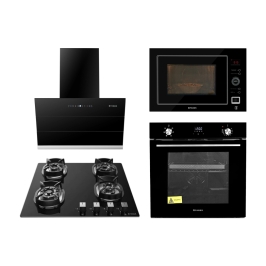 Faber Chimney + Hob + Oven + Microwave Combo FACHOM-25