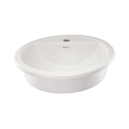 Parryware Counter Top Circle Shaped White Basin Area Flair FLAIR C0464