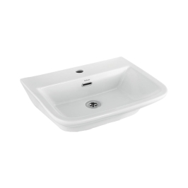 Hindware Wall Mounted Rectangle Shaped White Basin Area FLORA 10114