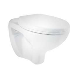 Hindware Wall Mounted White Closet WC Flora FLORA 20098 with P-Trap