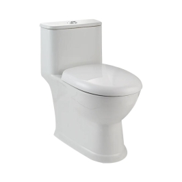 Hindware Floor Mounted White 1 Piece WC Flora FLORA 20107 with S-Trap