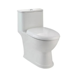 Hindware Floor Mounted White 1 Piece WC Flora FLORA 92608 with S-Trap