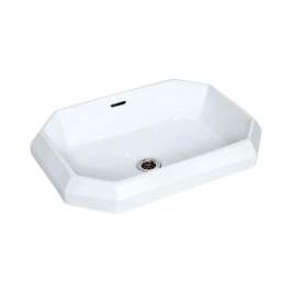 Jaquar Counter Top Speciality Shaped White Basin Area Fonte FNS WHT 40601