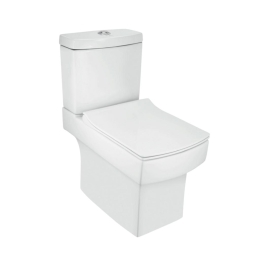 Jaquar Floor Mounted White 2 Piece WC Fonte FNS-WHT-40751S220UFSMZ with S-Trap