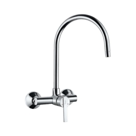 Jaquar Wall Mounted Regular Kitchen Sink Mixer Fonte FON-40165 with Swinging Spout in Chrome Finish