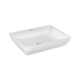 Hindware Table Top Rectangle Shaped White Basin Area FONTE 91043