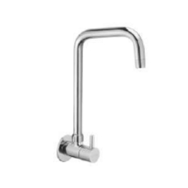 Cavier Wall Mounted Regular Kitchen Sink Tap Flora FR-09-140 with Swinging Spout in Chrome Finish