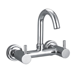 Cavier Wall Mounted Regular Kitchen Sink Mixer Flora FR-09-147 with Swinging Spout in Chrome Finish