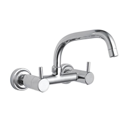 Cavier Wall Mounted Regular Kitchen Sink Mixer Flora FR-09-151 with Swinging Spout in Chrome Finish