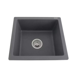 Futura Quartz Sink Natural Quartz Series FS 1816 NQ ( 18 x 16 inches )  -  Grey