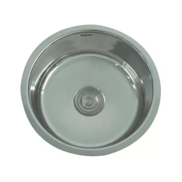 Futura Stainless Steel Sink Dura Series DURA ROUND BOWL FS 1818 R 18 X 18 ( 18 x 18 inches ) - Pearl