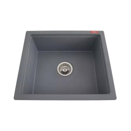 Futura Quartz Sink Natural Quartz Series FS 2118 NQ ( 21 x 18 inches )  -  Grey