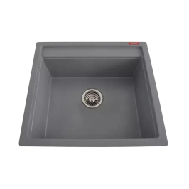 Futura Quartz Sink Natural Quartz Series FS 2220 NQ ( 22 x 20 inches )  -  Grey