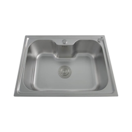 Futura Stainless Steel Sink Designer Series SINGLE BOWL FS 2417 ( 24 x 17 inches ) - Pearl