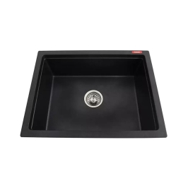 Futura Quartz Sink Natural Quartz Series FS 2418 NQ ( 24 x 18 inches )  -  Black
