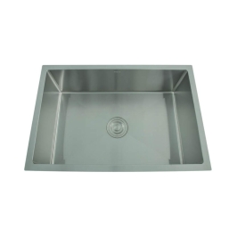 Futura Stainless Steel Sink Hand Carved Series SINGLE BOWL FS 2718 HM 27 X 18 ( 27 x 18 inches ) - Brush