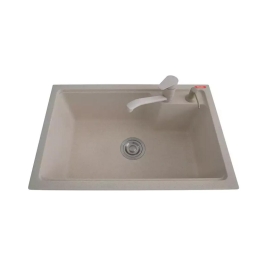 Futura Quartz Sink Natural Quartz Series FS 2718 NQ ( 27 x 18 inches )  -  Wheat Spot