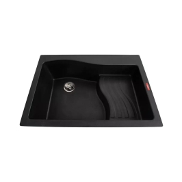 Futura Quartz Sink Natural Quartz Series FS 3322 NQ ( 33 x 22 inches )  -  Black
