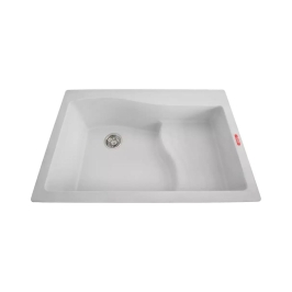 Futura Quartz Sink Natural Quartz Series FS 3322 NQ ( 33 x 22 inches )  -  White