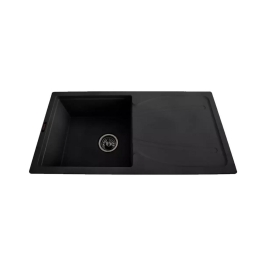 Futura Quartz Sink Natural Quartz Series FS 3417 NQ ( 34 x 17 inches )  -  Black