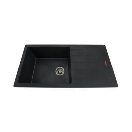 Futura Quartz Sink Natural Quartz Series FS 3618 NQ ( 36 x 18 inches )  -  Black
