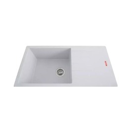 Futura Quartz Sink Natural Quartz Series FS 3618 NQ ( 36 x 18 inches )  -  White