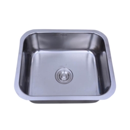 Futura Stainless Steel Sink Undermount Series SINGLE BOWL FS 501 ( 18 x 16 inches ) - Satin