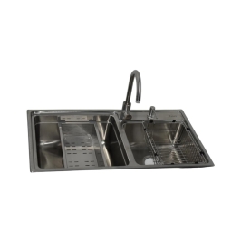 Futura Stainless Steel Sink Designer Series SINGLE BOWL FS 8850 ( 34.5 x 18.5 inches ) - Satin
