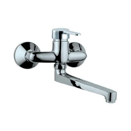 Jaquar Wall Mounted Regular Kitchen Sink Mixer Fusion FUS-29163 with Swinging Spout in Chrome Finish