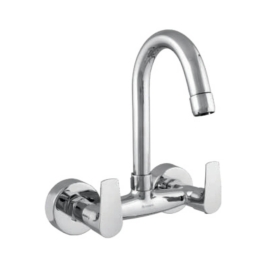 Parryware Wall Mounted Regular Kitchen Sink Mixer Primo G3235A1 with Swinging Spout in Chrome Finish